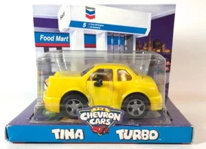 Chevron Cars Tina Turbo Sammler Spielzeugauto gelb 1998 OVP - Bild 1 von 12