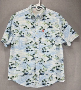 The American Outdoorsman Men's Short Sleeve Button Up Lightweight Shirt, Size Lg - Picture 1 of 7