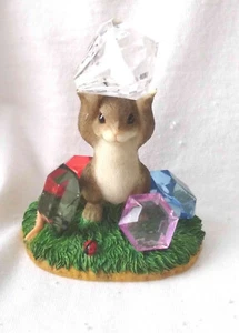 "You're a Real Gem" Charming Tails Figurine (Mouse)[LtdEd][GoldSeries][Signed] - Bild 1 von 6