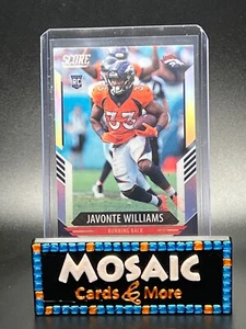 Javonte Williams 2021 Chronicles Score Silver Prizm Rookie RC 419 Denver Broncos - Picture 1 of 2