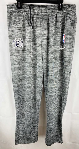 Nike Denver Nuggets TEAM ISSUED Warm Up Pants Gray AV1443 032 SZ XXL Tall Cover