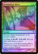 Resounding Wave FOIL Shards of Alara NM Blue Common MAGIC MTG CARD ABUGames