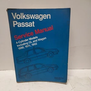 1990-1992 VOLKSWAGEN PASSAT SERVICE MANUAL 4 CYLINDER MODELS GL WAGON - Picture 1 of 11