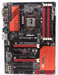 Asrock Fatal1ty H97 Performance Intel H97 ATX Mainboard Sockel 1150 (#8208) - Bild 1 von 3