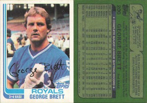 1982 Topps #200 George Brett - - Near Mint