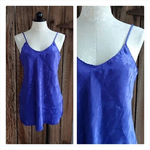 Vintage Undercover Wear lila Satin Negligee Nachthemd klein sexy Dessous - Bild 1 von 10