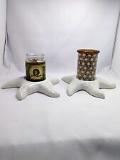 Gold Canyon Candle Starry Fish Candle Pedestal,  Set of 2