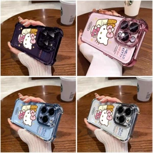 iPhone Hello Kitty Handyhülle l Süßes Rosa Case Apple Cover Mädchen Sanrio 7–16 - Bild 1 von 6