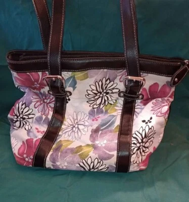 Bolso de hombro/cartera Croft & Barrow con estampado de flores Foto 1 de 4