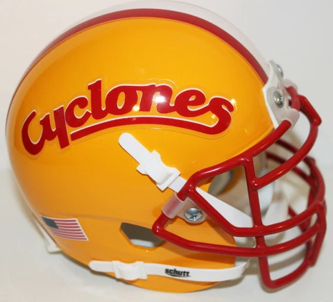 1987-94 Iowa State Cyclones Custom Mini Helmet Cover