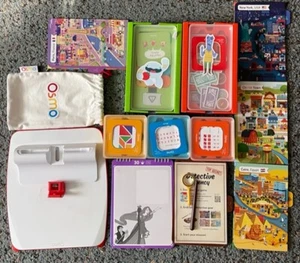 OSMO LOT Words Tangram Numbers Coding Detective Pizza Co.BASE GENIUS KIT DRAWING - Picture 1 of 11