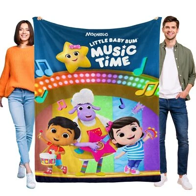 Little Baby Bum Super Soft Flannel Throw Blanket for Bed Sofa All Season Gifts - Image 1 of 4