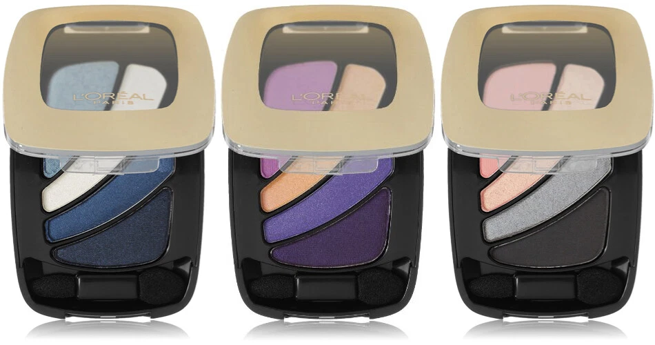 3-Pack NEW L'Oreal Colour Riche Eye Shadow Quads - No Repeats! (Sealed) - Image 1 of 1