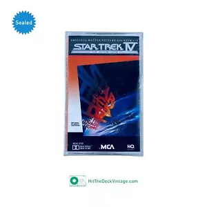Star Trek IV: The Voyage Home Soundtrack Cassette Tape (1986) US 1st SEALED - Picture 1 of 6