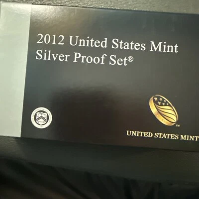 2012  U.S. MINT SILVER PROOF SET  WITH BOX AND COA - Image 1 of 4