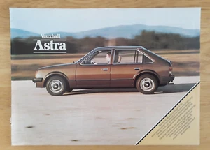 Vauxhall Astra Brochure 1981 - E L GL Hatchback Estate - Picture 1 of 5