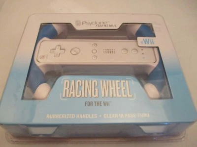 Racing Wheel for Nintendo Wii  Psyclone Essentials NEW In Box Rubberized Handles - Image 1 of 4
