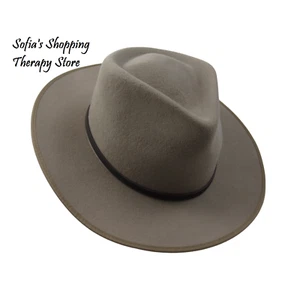 Will + Bear Little Calloway Fawn Felt Sun Hat KIDS Semi Soft Wool Felt UPF 50+ - Picture 1 of 12