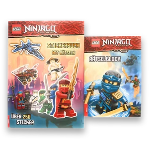 LEGO Ninjago Legacy Stickerbuch mit Rätseln über 250 Sticker Rätselblock 6+ NEU - Bild 1 von 1