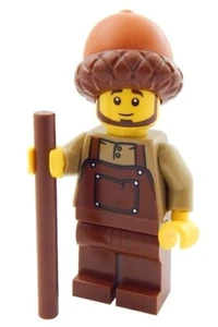 NEW LEGO ACORN MAN MINIFIG peasant castle medieval costume male forest farmer - Picture 1 of 1