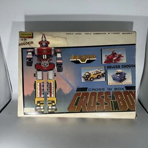 Bandai Chogokin TH-74 Big Corps Google V Deluxe Cruz En Caja Caja Vacía Sin Figura - Imagen 1 de 3