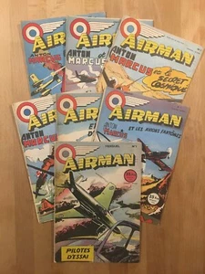 AIRMAN - Collection complète des 7 numéros - 1953/54 - TBE - Picture 1 of 1