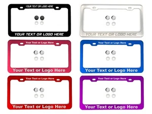 Personalized Custom Laser Engraved License Plate Frame fit Toyota - Picture 1 of 6