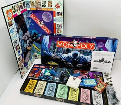 Juego Parker Brothers Monopoly Batman Edición Coleccionista 99% Completo Foto 1 de 4