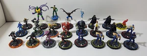 Lot Of (24) Heroclix DC Hypertime Loose Figures Joker Harley Quinn Doomsday Bane - Picture 1 of 7