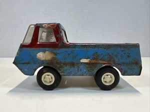 1970's Vintage Mini Blue Ford Econoline Tonka Wrecker Tow Truck 4½" - Picture 1 of 11