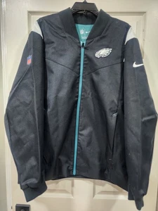 Nike NFL PHILADELPHIA EAGLES Coach Bomber Jacket NS52 Uomo Taglia XL Raro Calcio - Foto 1 di 11