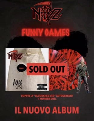 Noyz Narcos Funny Games Bloodshed Red Autografato + Murder Doll SOLD OUT!  - Image 1 of 2