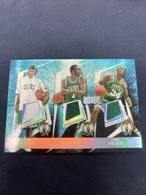 Caja de lujo 2005-06 triple doble reliquias Celtics Jefferson Paul Pierce 251136 Foto 1 de 2