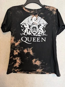 QUEEN - TieDye Black Tee Youth Gr. L - Bild 1 von 4