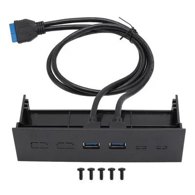 5.25 Inch Front Panel USB Hub Dual Port 5Gbps USB3.0 Optical Drive Front5032 - Bild 1 von 4
