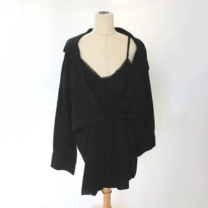 Shortened title: Alexander Wang long sleeve satin mini dress - Picture 1 of 4