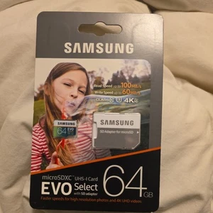 Samsung Evo Select 64GB Class 10 - Karta pamięci SDXC - (MB-ME64GA/AM) - Zdjęcie 1 z 1