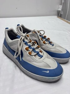 NIKE Nyjah Free 2 SB 'White Dutch Blue' - BV2078 402 SIZE 9 US - Picture 1 of 11