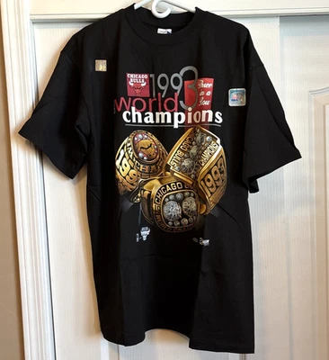 Camiseta Salem Chicago Bulls Championship Rings 1993 talla XL - NUEVA Foto 1 de 4