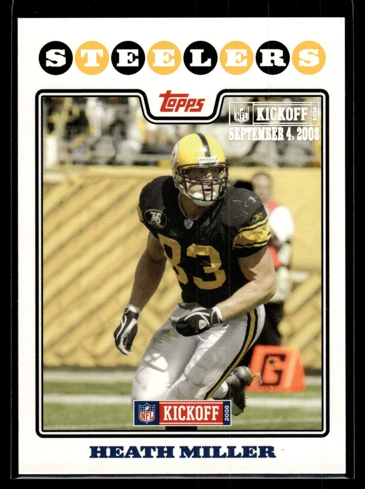 Heath Miller 2008 Topps Kickoff Card /1349 #34 - Image 1 of 2