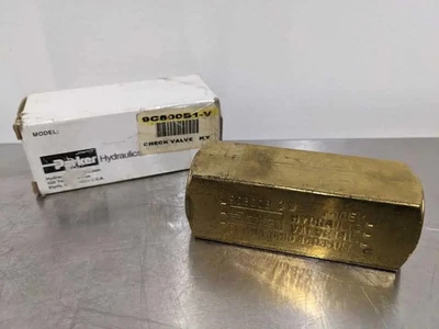 Parker 9C800B1-V Colorflow Check Valve 2000 PSI 138 BAR 15 GPM 57 LPM -10EY Hydr - Image 1 of 4