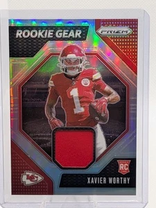 Panini Prizm 2024 - Rookie Gear Xavier Worthy #RG-XWY (MEM, RC) - Imagen 1 de 2