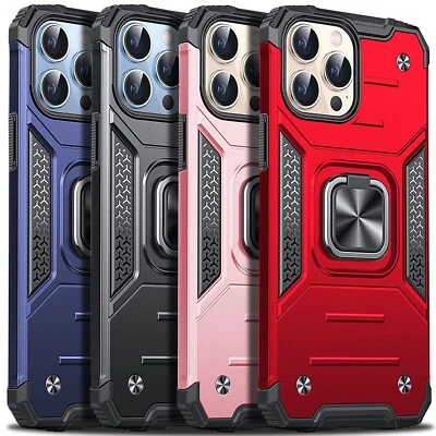 Funda Antigolpes para iPhone 14 13 12 11 Pro X XR Xs Max Cubierta + Vidrio Templado Foto 1 de 4