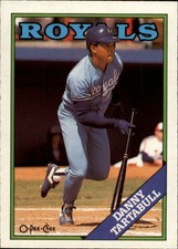1988 O-Pee-Chee Baseball Card #211 Danny Tartabull