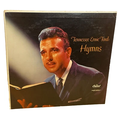 Tennessee Ernie Ford Hymns (Vinyl, 1956) Capitol T 756 VG+ LP Record Album - Image 1 of 4