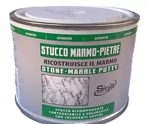 Stucco stuccare marmo pietre ceramiche graniti SIGILL barattolo 500 ml - Picture 1 of 1
