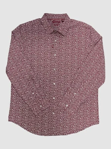 $30 Axist Men's Red Stretch-Fit Long-Sleeve Casual Button-Up Shirt Size XL - Picture 1 of 1