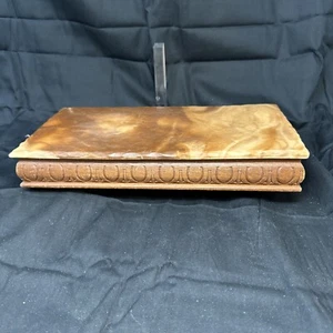 Vintage 1970s Dante Carpenter's Bench Jewelry Trinket Box Mahogany Chipstone - Picture 1 of 10