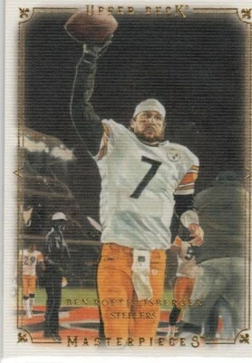 BEN ROETHLISBERGER 2008 UD MASTERPIECES PITTSBURGH STEELERS $1.99 ROOM - Image 1 of 2