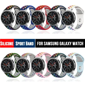Silicone Sport Watch Strap Wrist Band For Samsung Galaxy Watch 3 41/45mm 42/46mm - Picture 1 of 25